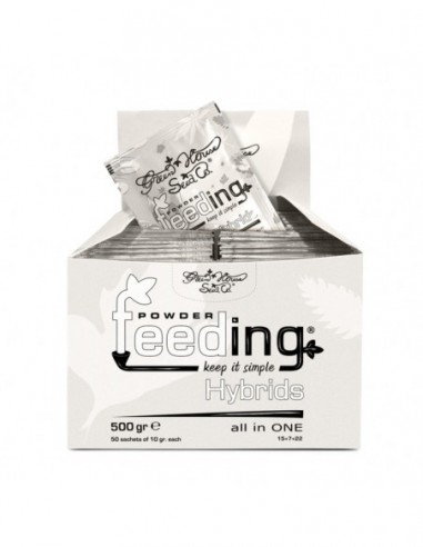 GREEN HOUSE POWDER FEEDING HYBRIDS 500 Gr. (50 X 10 Gr.) * GREEN HOUSE FERTILIZANTES