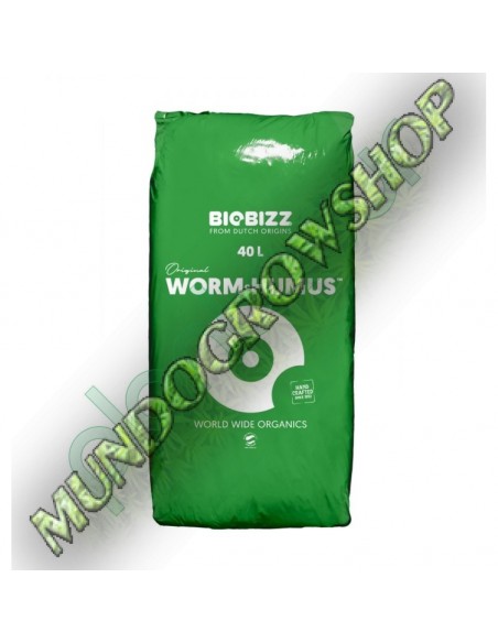 BIOBIZZ - WORM HUMUS 40 L  FERTILIZANTES BIO BIZZ