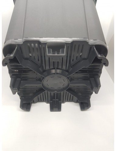 MACETA TEKU CUADRADA NEGRA 0,23L