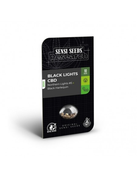 3 UND FEM - BLACK LIGHTS CBD AUTO - SENSI SEEDS RESEARCH FEMINIZADA 3 UND