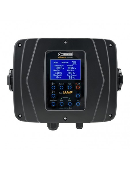REGULADOR DE EXTRACTOR POR CONTROL DE FRECUENCIA CLI-MATE 15 AMP.   CONTROLADORES