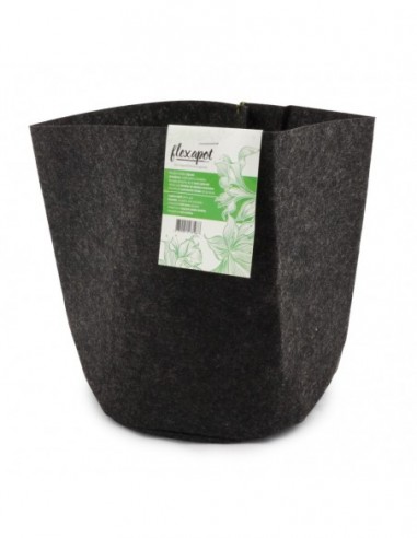 FLEXAPOT MACETA TEXTIL GRIS 7,6 LITROS (2 GAL) * MACETAS Y BANDEJAS