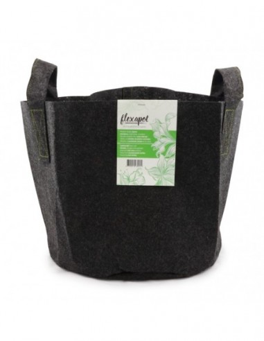 FLEXAPOT MACETA TEXTIL GRIS 26,6 LITROS (7 GAL) * MACETAS Y BANDEJAS