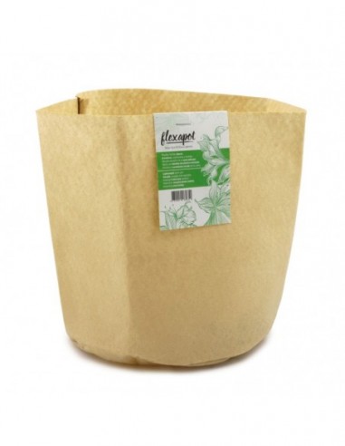 FLEXAPOT MACETA TEXTIL BEIGE 7,6 LITROS (2 GAL) * MACETAS Y BANDEJAS