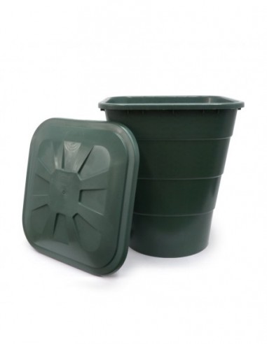 DEPOSITO VERDE RECTANGULAR 203L  RIEGO