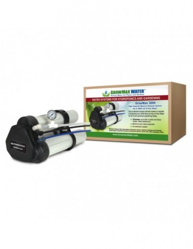 EQUIPO DE OSMOSIS INVERSA GROWMAX 3000 L DIA HASTA 125 L H  GROWMAX - TRATAMIENTO DE AGUA