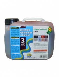 DUTCH FORMULA MICRO 5 L.  ADVANCED HYDROPONICS OF HOLLAND