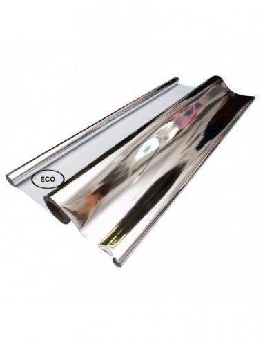 PLASTICO REFLECTANTE BLANCO -PLATEADO ECO 1,25x100 METROS * PLASTICO REFLECTANTE