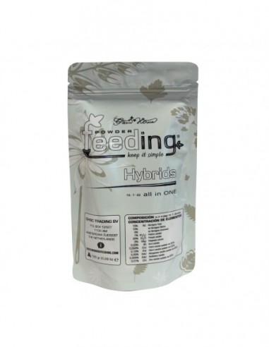 GREEN HOUSE POWDER FEEDING HYBRIDS 125 GR.  GREEN HOUSE FERTILIZANTES