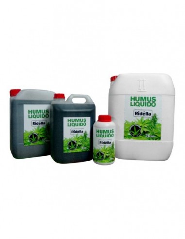 HUMUS DE LOMBRIZ LIQUIDO 1 L LOS RIDELLA  FERTILIZANTES LOS RIDELLA