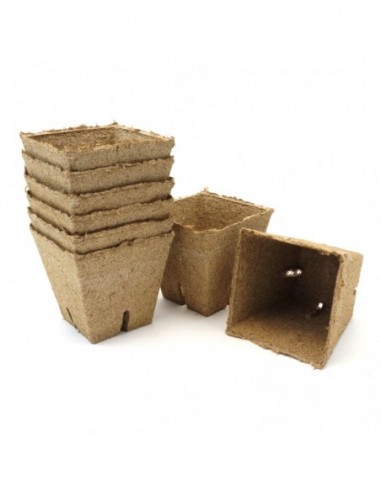 JIFFYPOT 80X80X80MM 1200 UNIDADES  SUSTRATOS JIFFY