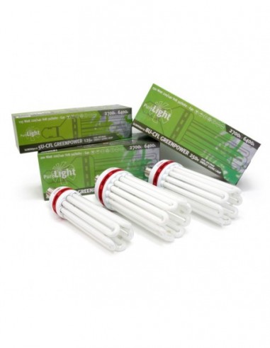 BOMBILLA PURE LIGHT CFL 250 W GREENPOWER 2700K-6400K  BOMBILLAS BAJO CONSUMO PURE LIGHT