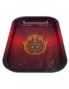 BANDEJA METALICA DE LIAR 27X16 CM - HAMSA  BANDEJAS FUMADOR