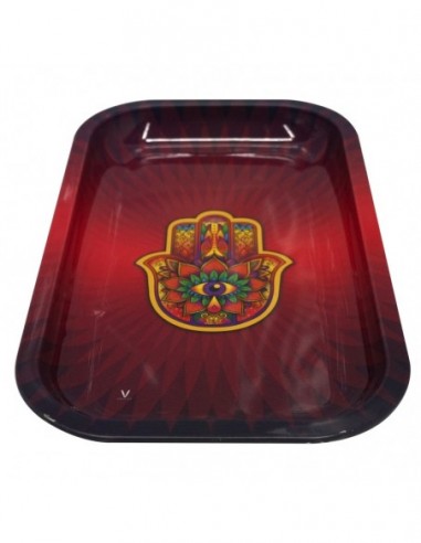 BANDEJA METALICA DE LIAR 27X16 CM - HAMSA  BANDEJAS FUMADOR