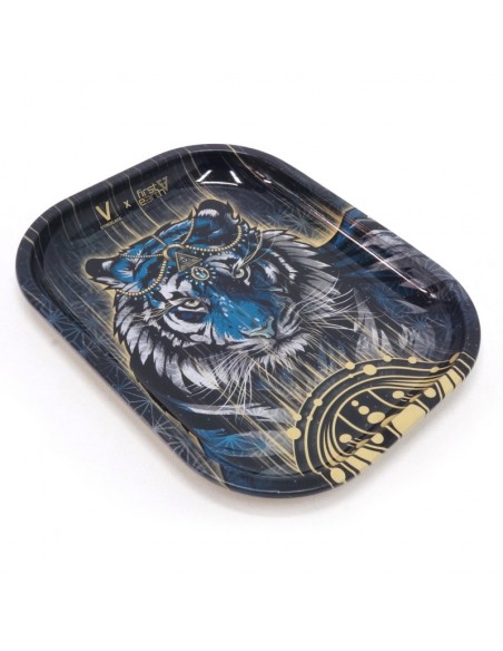 BANDEJA METALICA DE LIAR 18X14 CM - TIGRE  BANDEJAS FUMADOR