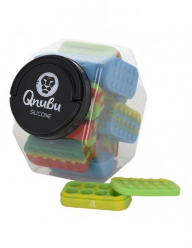 BOTE DE SILICONA QNUBU APILABLE 6+1 34 ML DISPLAY XL 20 UNIDADES  ACCESORIOS BHO