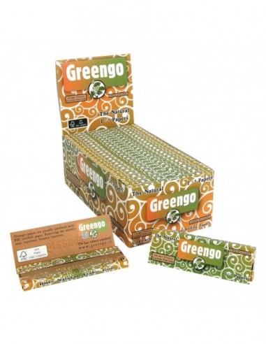 PAPEL DE FUMAR GREENGO 1  1/4 ( 50 LIBRITOS ) * GREENGO