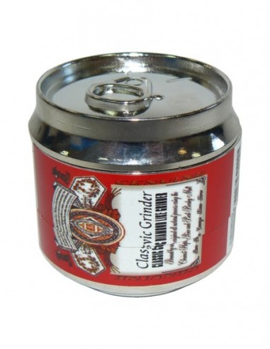 GRINDER 3 PARTES LATA BEBIDA 50MM ROJO * GRINDERS ALUMINIO