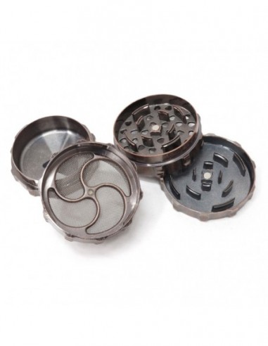 GRINDER CNC COBRE ENVEJECIDO, 4PARTES, 63MM  POLINIZADOR ALUMINIO MAGNETICO