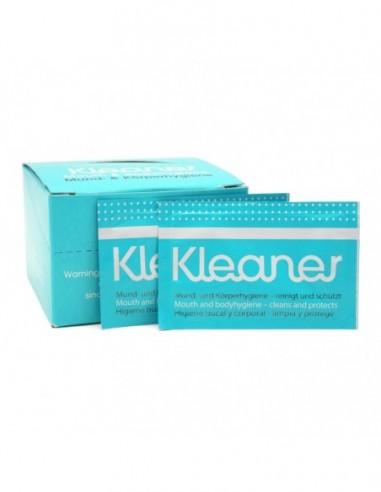 KLEANER HIGIENE CORPORAL Y BUCAL MONODOSIS 6 ML DISPLAY 30 UNIDADES  LIMPIADORES