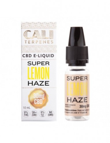 CALI TERPENES E-LIQUID SUPER LEMON HAZE 30MG CBD 10 ML