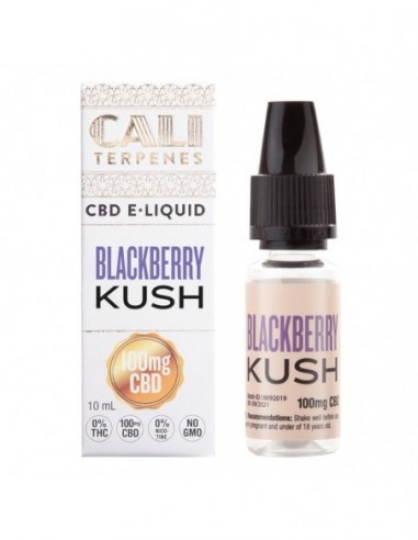 CALI TERPENES E-LIQUID BLACKBERRY KUSH 100 MG CBD 10 ML 