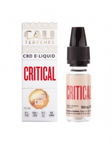 CALI TERPENES E-LIQUID CRITICAL 100 MG CBD 10 ML 