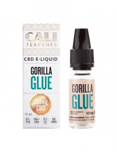 CALI TERPENES E-LIQUID GORILLA GLUE 100 MG CBD 10 ML 