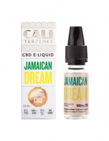 CALI TERPENES E-LIQUID JAMAICAN DREAM 100MG CBD 10ML