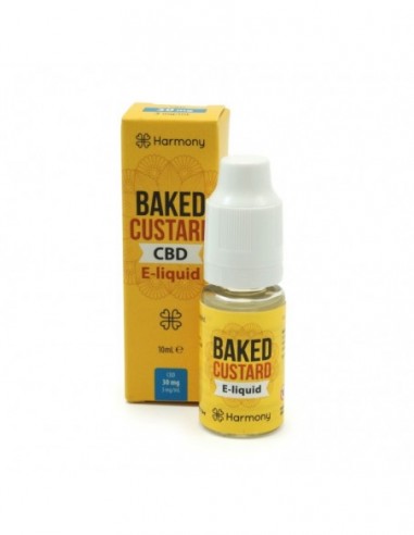 HARMONY - BAKED CUSTARD E-LIQUID 30MG CBD 10ML