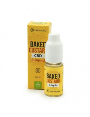 HARMONY - BAKED CUSTARD E-LIQUID 100MG CBD 10ML