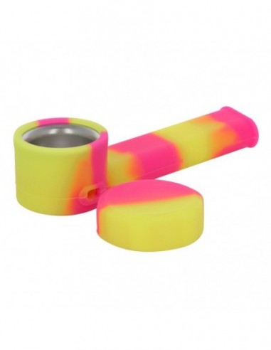 PIPA DE SILICONA QNUBU COLORADO 86 MM  PIPAS Y ACCESORIOS BHO