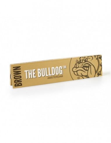 PAPEL THE BULLDOG KING SIZE SLIM BROWN 50 LIBRILLOS PAPEL DE FUMAR THE BULLDOG