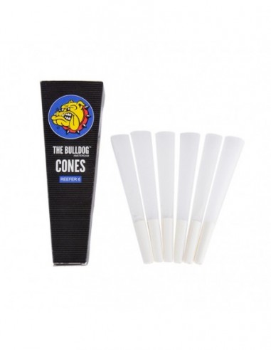 CONOS REEFER 6 THE BULLDOG (30 UNIDADES) * PAPEL DE FUMAR THE BULLDOG
