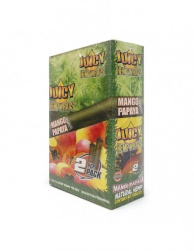 JUICY JAY HEMP BLUNT MANIC MANGO-PAPAYA 25 SOBRES DE 2 UNIDADES  BLUNT