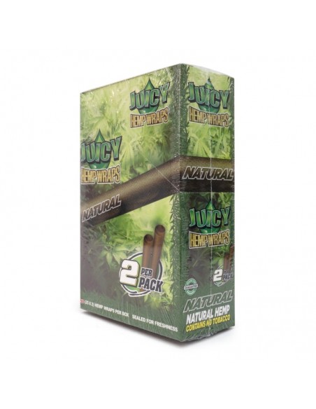 JUICY JAY HEMP BLUNT ORIGINAL NATURAL 25 SOBRES DE 2 UNIDADES  BLUNT