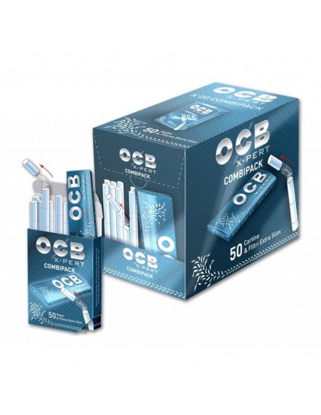 FILTROS DE ALGODON OCB COMBIPACK C LIBRITO 20X50 UND
