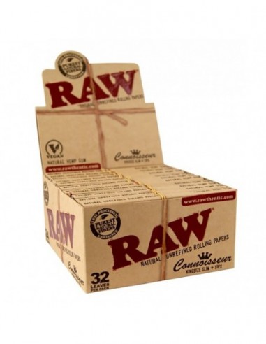 PAPEL DE FUMAR RAW CONNOISSEUR KING SIZE SLIM  PAPEL DE FUMAR RAW