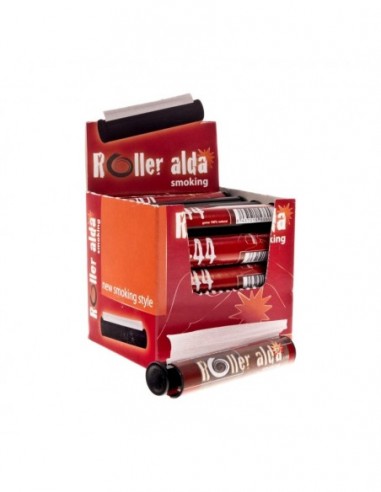 PAPEL ROLLER ALDA L44 EXPOSITOR 25 UND  PAPEL DE FUMAR ALDA