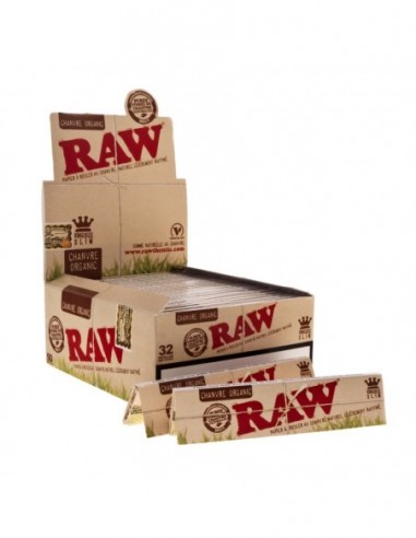 PAPEL RAW KS SLIM ORGANIC 50 LIBRILLOS  PAPEL DE FUMAR RAW