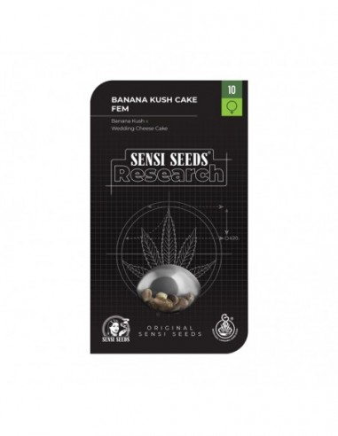 1 UND FEM - BANANA KUSH CAKE FEMINIZADA  SENSI SEEDS RESEARCH FEMINIZADA 1 UND