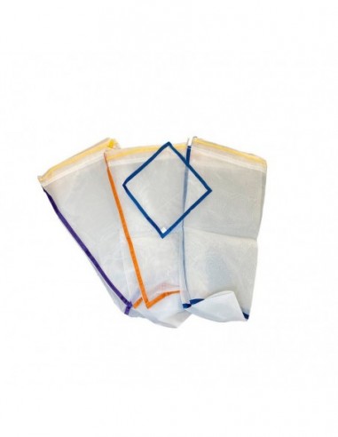 SET 3 MALLAS 20 LITROS 220, 120, 25 MICRAS MEDICAL NETS  BOLSA EXTRACCION