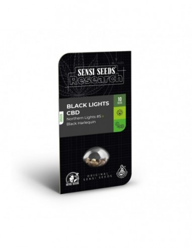 3 UND FEM - BLACK LIGHTS CBD AUTO - SENSI SEEDS RESEARCH FEMINIZADA 3 UND