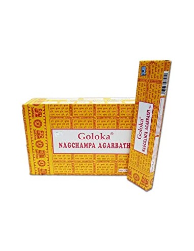 ORIGINAL GOLOKANAGCHAMPA 1 CAJA 16gr CAJAAMARILLA(15BARRITAS)