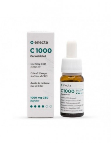 ACEITE DE CAÑAMO RICO EN CBD C1000 1000MG-10ML  ENECTA CBD