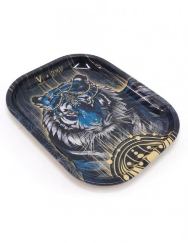 BANDEJA METALICA DE LIAR 18X14 CM - TIGRE  BANDEJAS FUMADOR