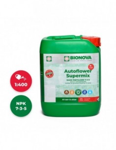 BIO NOVA AUTOFLOWERING SUPERMIX 5 L.  FERTILIZANTES BIO NOVA 2