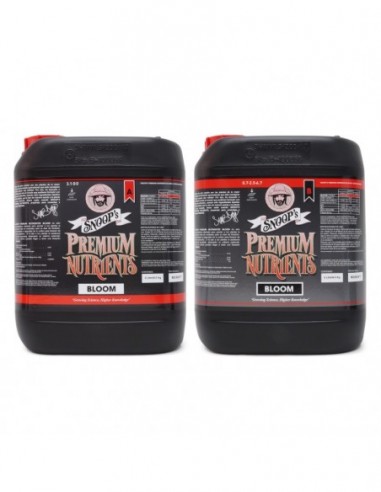 BLOOM A+B SOIL / NO RECIRCULANTE 5 L AGUA BLANDA   SNOOP'S PREMIUM NUTRIENTS