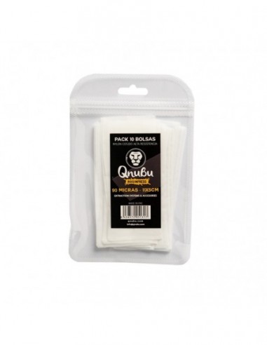 BOLSA QNUBU ROSIN PRESS 15 MICRAS 11 X 5 CM PACK 10 UNIDADES  BOLSAS ROSIN