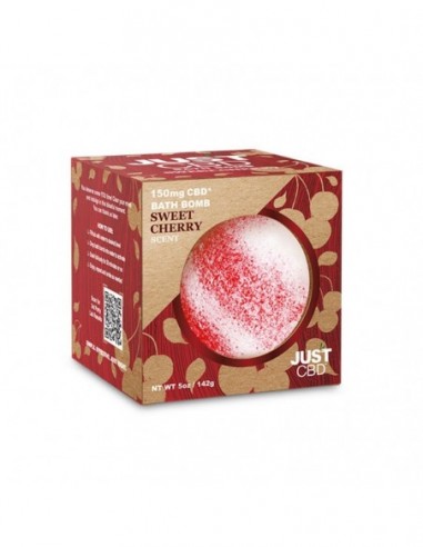 BOMBAS DE BAÑO SWEET CHERRY JUST CBD  COSMETICA CANNABICA